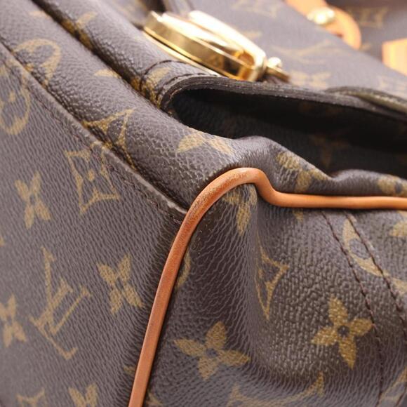 LOUIS VUITTON Brown Monogram Leather Bag - Picture 8 of 9